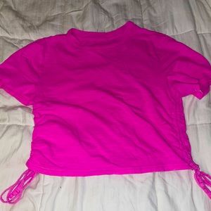 hot pink tee